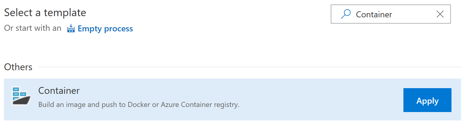 VSTS: Create container build